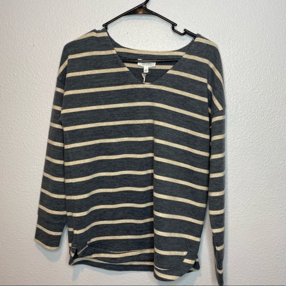 NWT Talbots Haven Well Within Striped Tunic Sweater Size XS